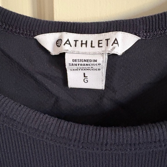 Athleta Sleeveless Navy Midi Tank Dress - Picture 4 of 8